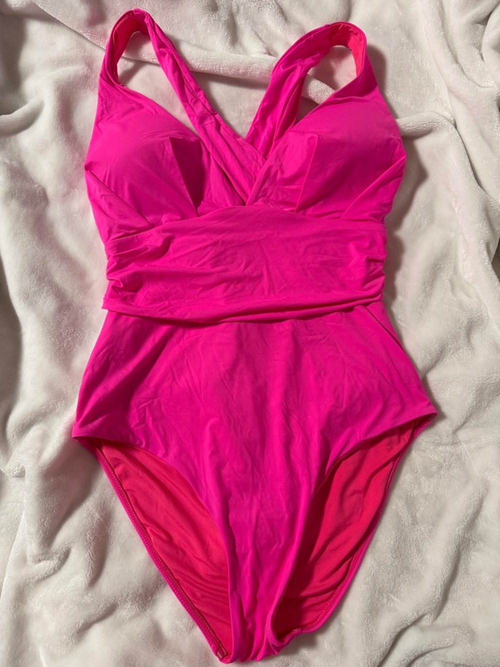 Hot Pink One-Piece Swimsuit